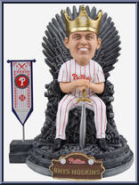 Philadelphia Phillies (Rhys Hoskins Game Of Thrones Iron Throne) from Baseball - Player Bobbles manufactured by Foco [Loose]