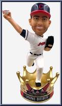 Shane Bieber (Cleveland Indians) (2020 Triple Crown) from Baseball - Player Bobbles manufactured by Foco [Loose]