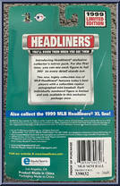 Greg Maddux from Baseball Headliners - 1999 Season manufactured by Corinthian [Back]