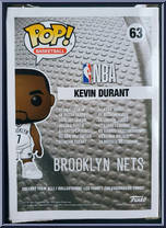 Kevin Durant from Basketball - Pop! Vinyl Figures manufactured by Funko [Back]