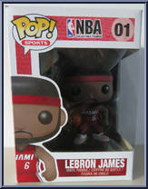 LeBron James from Basketball - Pop! Vinyl Figures manufactured by Funko [Front]