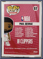 Paul George from Basketball - Pop! Vinyl Figures manufactured by Funko [Back]