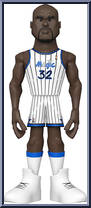 Shaquille O'Neal (Magic) (White Jersey) from Basketball - Vinyl Gold - 12" Scale manufactured by Funko [Loose]