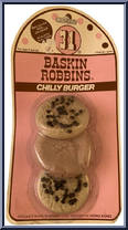 Chilly Burger (Chocolate Chip) from Baskin-Robbins - Play Food manufactured by Baskin-Robbins [Front]