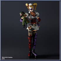 Harley Quinn from Batman - Arkham Asylum - Basic Series manufactured by Play Arts Kai [Loose]