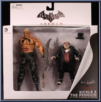 Sickle & The Penguin from Batman - Arkham City - 2-Packs manufactured by DC Direct [Front]