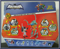Batman vs Alien (Clash in the Cosmos) from Batman Brave & The Bold - Vehicles manufactured by Mattel [Back]