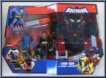 Cyber Tank (with Batman / Blue Beetle) from Batman Brave & The Bold - Vehicles manufactured by Mattel [Front]