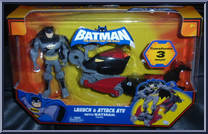 Launch & Attack ATV (with Batman) from Batman Brave & The Bold - Vehicles manufactured by Mattel [Front]