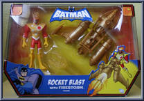 Rocket Blast (with Firestorm) from Batman Brave & The Bold - Vehicles manufactured by Mattel [Front]