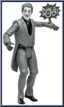 Joker (Black & White) from Batman - Classic TV Series - Basic Series manufactured by McFarlane [Loose]