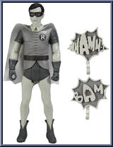 Robin (Black & White TV Variant) from Batman - Classic TV Series - Basic Series manufactured by McFarlane [Loose]