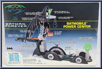 Batmobile Power Center from Batman Forever - Mini Playsets manufactured by Kenner [Back]