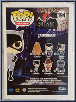 Catwoman from Batman - Batman Animated Series Pop! manufactured by Funko [Back]