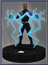 Black Lightning from Batman - HeroClix - Basic Series manufactured by WizKids [Loose]