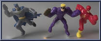 Batman & The Flash & Sportsmaster from Batman - Brave and the Bold manufactured by McDonald's [Loose]