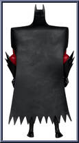 Batman (Red) (Platinum Edition) from Batman - New Adventures - Basic Series manufactured by McFarlane [Loose]