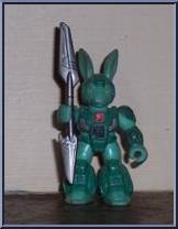 Hare Razing Rabbit from Battle Beasts - Series 1 manufactured by Hasbro [Loose]