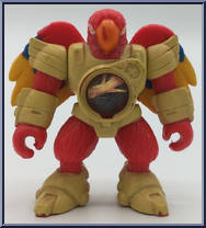 Rainbow Samu from Battle Beasts - Laser Beasts manufactured by Hasbro [Loose]