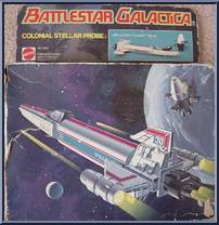 Colonial Stellar Probe from Battlestar Galactica - Vehicles manufactured by Mattel [Box-Front]