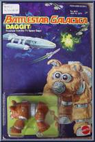 Daggit from Battlestar Galactica - Series 1 manufactured by Mattel [Front]