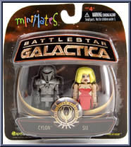 Cylon Centurion / Six from Battlestar Galactica - Minimates - Wave 1 manufactured by Diamond Select [Front]