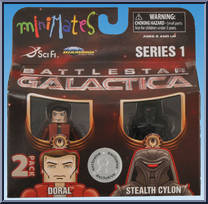 Doral / Stealth Cylon from Battlestar Galactica - Minimates - Toys R Us - Wave 1 manufactured by Diamond Select [Front]