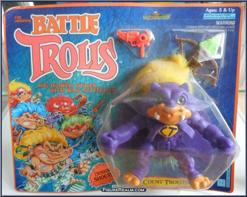 1992 BATTLE TROLLS Count Trollula Hasbro Action Figure Vintage Toy