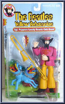 John with The Bulldog from Beatles Yellow Submarine - Series 2 manufactured by McFarlane [Front]
