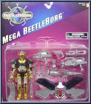 Mega BeetleBorg (Gold / Black / Silver) from Beetleborgs - Mega Figures manufactured by Bandai [Front]