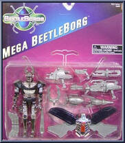 Mega BeetleBorg (Black & Silver) from Beetleborgs - Mega Figures manufactured by Bandai [Front]
