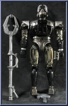 Titanium Silver Beetleborg from Beetleborgs Metallix - Basic Series manufactured by Bandai [Loose]