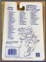 Glasses / Mustache from Belly Buttons - Basic Series manufactured by Hasbro [Back]