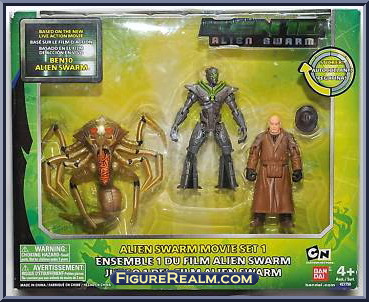 Bandai America Ben 10 Alien Swarm Movie Set 1 Action Figure 3-Pack