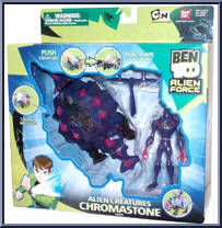 Chromastone from Ben 10 - Alien Creatures manufactured by Bandai [Front]