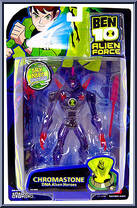 Chromastone from Ben 10 - DNA Alien Heroes manufactured by Bandai [Front]