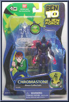 Chromastone from Ben 10 - Alien Force manufactured by Bandai [Front]