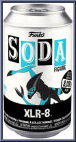XLR-8 from Ben 10 - Soda manufactured by Funko [Front]
