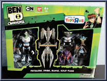 Pettaliday / Driba / Blukic / Solid Plugg from Ben 10 Omniverse - Exclusives manufactured by Bandai [Front]