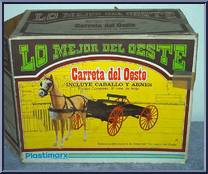 Buckboard & Thunderbolt - Carreta del Oeste from Best of the West - Int'l Mexico Variations manufactured by Marx [Front]