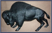 Buffalo (Black) (Mexico) from Best of the West - Reissue Figures manufactured by Marx [Loose]