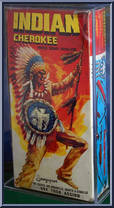 Chief Cherokee (Cream, Red Acc) from Best of the West - Int'l Spain Variations manufactured by Marx [Front]