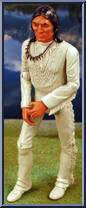 Chief Cherokee (Cream, Red Acc) from Best of the West - Int'l UK Variations manufactured by Marx [Loose]