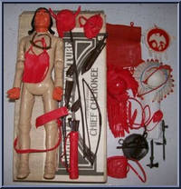 Chief Cherokee (Cream, Red Acc) from Best of the West - Johnny West Adventure manufactured by Marx [Loose]