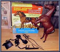 Comanche (Bay) from Best of the West - Fort Apache Fighters - Accessories manufactured by Marx [Loose]