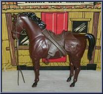 Comanche (Bay) from Best of the West - Johnny West Adventure - Accessories manufactured by Marx [Loose]