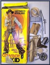 Cowboy Kid (Dark Teal) (Spain) from Best of the West - Int'l Character Exclusives manufactured by Marx [Loose]