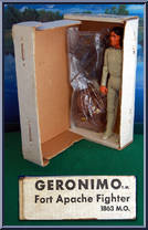 Geronimo (Cream) from Best of the West - Fort Apache Fighters manufactured by Marx [Loose]