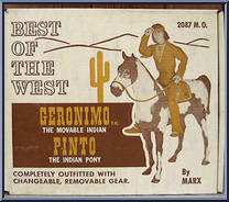 Geronimo & Pinto from Best of the West - Johnny West - Combos manufactured by Marx [Loose]