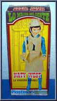 Janice West - Naty West (Blue) from Best of the West - Int'l Mexico Variations manufactured by Marx [Front]